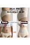 2-Piece Black-Tan Underwire High Waist Non-Marking Gathering Corset 💎   Seamless-Laser Cut Ice Silk Corset 💎   Shaping Corset with Push-Up Effect - 4