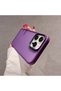 iPhone 13 Pro Max Deep Purple Sides Silicone Back Frosted Matte Shockproof Phone Case - 2