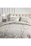 Luxurious Durable Soft Cotton Double Duvet Cover Set + Fitted Sheet +2 Pillowcases - 6