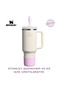 Protection Set Compatible with Quencher Original 1.18 Liter (40 oz) Thermos (Base Case + Straw Cover) - 2