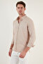 Cotton Striped Button Collar Long Sleeve Regular Fit Shirt Men's Shirt Cf23s112237 - 4