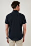 Buttoned Collar 100% Cotton Slim Fit Pocket Shirt Men's Shirt Cf21s111153 - 5
