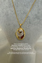 Bessence Far City Steel Alya Necklace Phoenix - Openable, Zircon Stone- Stainless Steel