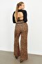LEOPARD PATTERN WAIST BEAN PANT - 3