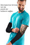 Multi-Purpose Oversleeve 1 Pair Unisex under Dress Arm Sleeve Cover Stretchy Car Cycling Anti-Sweat Lycra Fabric - 4