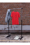 Smiling Face Printed Unisex Circle Neck Cotton Oversize Short Sleeve T-Shirt - 3