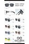 Men's Polarized Glass Metal Frame Sunglasses - 4