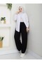 Pleated Comfortable Modal Shalwar Trousers - 3