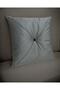 Decorative Patterned Throw Pillow Case with Buttons