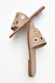 Women's Faux Leather Slippers 6322 Nude - 7