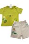 Baby Boy Combed Cotton Shorts Suit/ Combed Cotton Shorts Baby Suit - 3