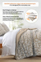 Perla Embroidered Bedspread Set Double Size Cotton Fiber Filling Soft 3 Pieces Daily Beige - 4