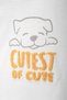 Puppy Printed Cutest Suzene Embroidered Summer Muslin Shorts Baby Boy Bottom Top Set - 2