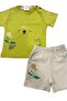 Baby Boy Combed Cotton Shorts Suit/ Combed Cotton Shorts Baby Suit - 4