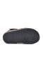 Navy Blue Beige Velcro Lightweight Unisex Children's Sandals 17370 B - 5