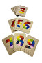 Wooden Number Learning Puzzle Set, 0 to 9, Color Puzzle, Number Learning, Montessori Learning - 5