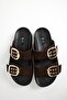 Brown Thick Sole Slippers 25151 - 4