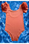 Girl's Design Swimsuit with Fluttered Ruffles Sea Pool - 3