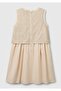 Girl's Ecru Bnt-G Sequin Dress - 2