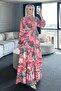 Rochie Hijab cu model Verde 522-1 - 5
