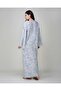 Ladies Printed Jalabiya – with Tassels on the Sleeves - 3