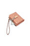 New design floral-patterned soft-textured high-quality small wallet with bracelet - 4