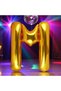 Vip High Quality 1 Meter Gold m Letter Foil Balloon Gold m Letter Balloon Suitable for Helium Gazina Flying Balloon