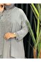 Chiffon Tunic with Stones on the Front - 4