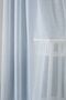 Premium Quality Long Natural Linen Look Ironing Thick White Tulle Curtain 1/2 Pleated Folded - 5