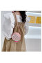 Lollipop Candy Model Leather Girl Child Baby Wallet Shoulder Side Bag Dimensions 12X12Cm