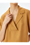 Brown Polo Neck Blouse For Women - 5