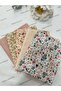Cotton Fabric Set, Sewing Fabrics Tiny Patterned Set of 5 50X110 cm