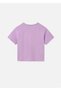 Girl's Letter T-Shirt Lilac 6024 - 5