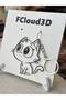 Cat Keychain Cloud Model - 5