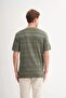 Crew Neck Regular Fit Knitted T-Shirt 4123 - 4