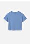 Girl's Letter T-Shirt Indigo 6024 - 5