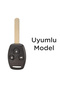 Honda Civic, Jazz, Hr-V, Cr-V -2 Button Silicone Key Protection Case – Nano Coated – Black Color - 2