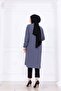 Women's Islamic Clothing Araboy Sade Aerobin Daily Cap & Ferace Gray - 5