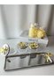 Silver Color 3-Piece Snack Bowl Sweetness Spice Bowl Glass Product with Butterfly Lid - 3