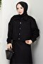 Cerza Jacket Skirt Double Set 1534 - Black - 4