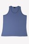 Men's Zero Sleeve Thick Strap Crew Neck Comfort Basic Relaxed Cut Combed Cotton T-shirt Undershirt - 2
