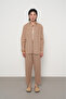 Women's 100% Linen Shirt with Button Detail on the Sides - 4
