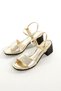 Mia100-Tpk-1001 Genuine Leather Evening Dress Daily-Wedding-Leisure-Holiday Gold Heeled Shoes - 3
