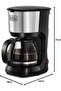 Black+Decker 750W 10 Cup Coffee Maker/Coffee Machine With Glass Carafe For Drip Coffee, Silver/Black - 3