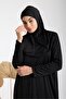 فستان صلاة أسود بسحاب - 2