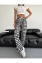 Plaid Patterned Sweatpants - 4