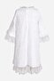 Off-White Guipure Dress - 4