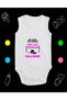 Cotton What's the Trouble What's the Trouble My Sister Can Handle Printed Combed Cotton Baby Bodysuit with Snap Fasteners Badi Zıbın Ynhr129