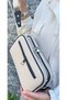 Women's 6-Compartment Adjustable Long Strap Shoulder Bag and Wallet Combination - 5