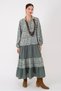 Women's Sleeves Elastic Cotton Dress - 2
